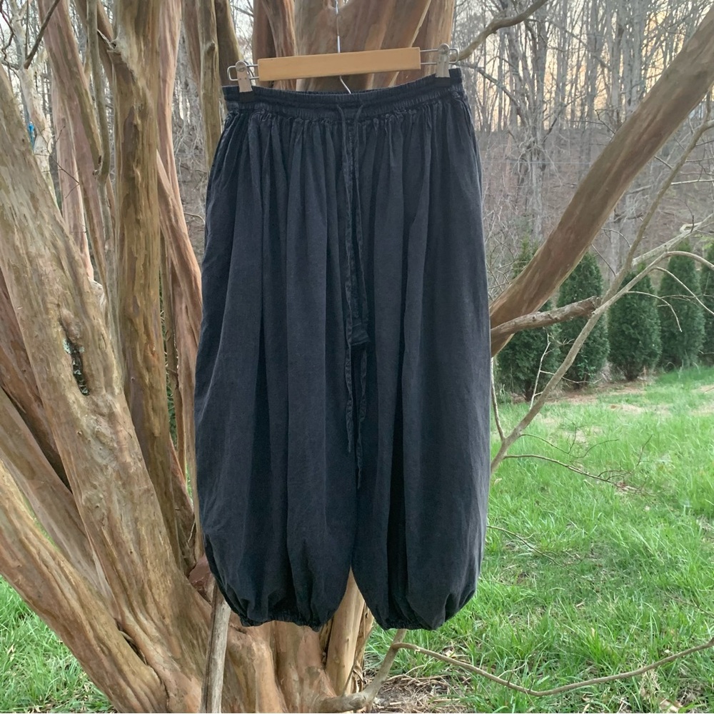 UO Out From Under Jasmine Ballon/Harem Pants in Black - Picture 4 of 11
